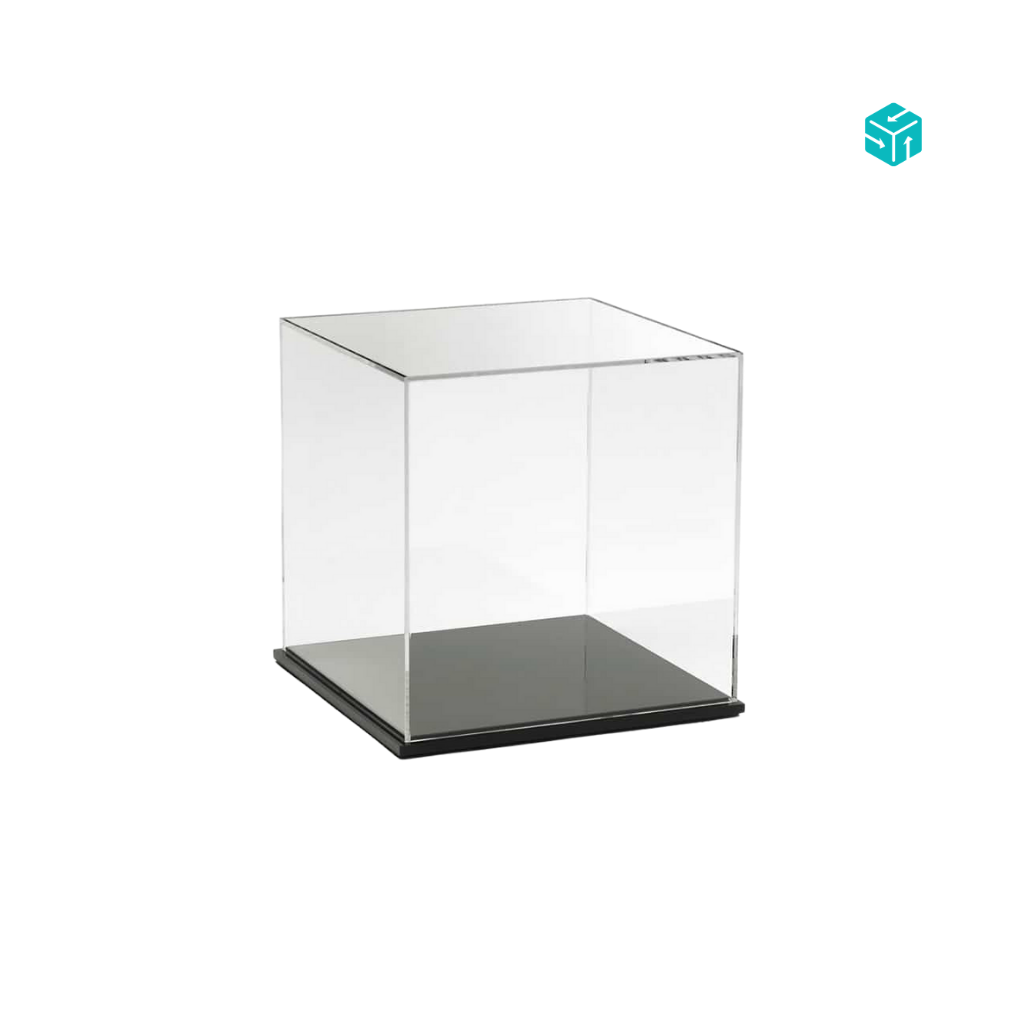 Cubo urna 30x30x30 trasparente autoportante in plexiglass